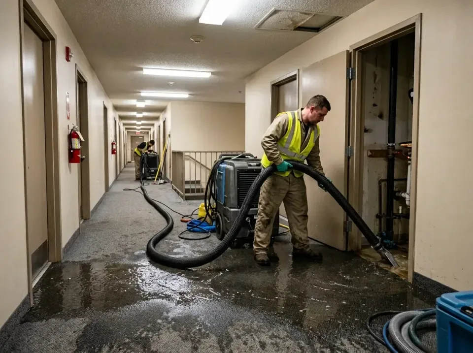 multi-unit-apartment-hallway-f-005 — frequently asked questions, Emergency Burst Pipe Water Extraction & Removal in Dumbarto…
